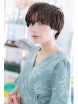ボーイッシュもガーリーも◎くせ毛風マッシュショート