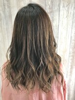 シエル 立川店(CIEL) 【CIEL原田】カーキグレージュ×グラデーションカラー