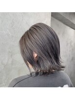 アポロ 横浜駅店(apollo)&nbsp;外ハネボブ×ダークグレージュ