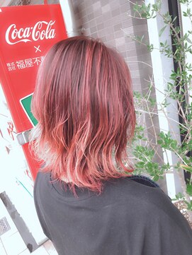 レーヴ(REVE) ピンクアッシュ　バレイヤージュ