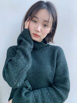 【GARDEN武田美奈】透明感ラベンダーグレージュ×外ハネボブ