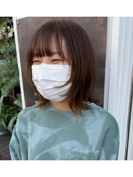 マッシュ アドベ 八戸ノ里(MASHU ADOBE) 顔周りレイヤースタイル