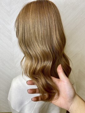 ロンド ストラーダ 心斎橋(Lond strada) シルキーベージュ×グレージュカラー【髪質改善/縮毛矯正】