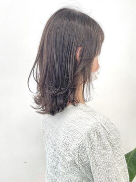 ニューラインギンザ(New-Line 銀座) [中野莉子]鎖骨ミディアム ニュアンスカラー