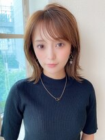 アフロート ディル(AFLOAT D'L)&nbsp;小顔外ハネミディアムひし形シルエットくびれミディ