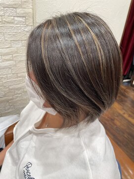 ボアップ 新居浜店(boappu) #ショート # ハイライト #ベージュ