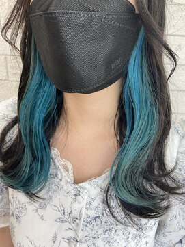 プライズ 錦糸町北口店(prize) 水色カラー/インナー水色/インナーカラー錦糸町北口