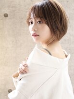 ヘアーアンドメイク シークタチカワ 立川店(Hair&Make Seek) 柔らかショートボブ×ベージュ