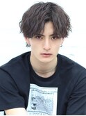 波巻き無造作ハーフアップ