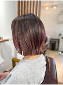 ピンク系ハイライトスタイル