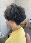 ワックスを揉み込んだだけ【波巻き&スパイラルミックス】パーマ