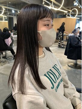 メイカ(MEIKA) 【 オン眉ロング × ストレート 】 浅野美紀