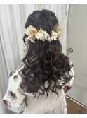 卒業式ヘアセット