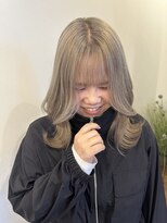 ヘアーラウンジルシェル(HAIR LOUNGE Le ciel)&nbsp;【ギャルになりすぎない！】ホワイトベージュカラー