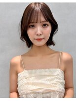 エジョン 幡ヶ谷店(Aejon)&nbsp;イメチェン/似合わせカット/フルバング/レッドブラウン/新宿