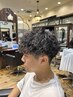 【学割U24】平日12時～17時【長江限定】カット＋デザインパーマ　￥8000