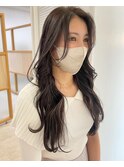 馴染ませハイライト×ロングレイヤー いわき美容室