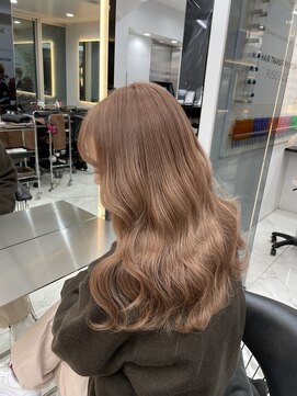 ラピス 渋谷本店(Lapis) ミルクティーブラウン/ブリーチカラー