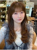 レイヤー内外ミックス顔周りカット髪質改善透明感カラー20代30代