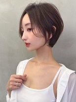 ロンド ストラーダ 心斎橋(Lond strada)&nbsp;ショート×ハイライト白髪ぼかし×愛され似合わせカット[心斎橋]