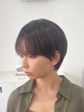 スイ(suiw) グランマッシュショート暗めカラー【suiw】昭和町/天王寺/阿倍野