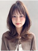 結べるボブモテ髪デザインカラーエアリーカール#521f0912