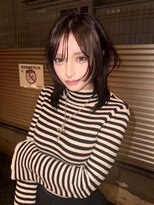 サンドレオ 新宿店(sand Leo)&nbsp;オリーブグレー/ボブ/顔周り/小顔/レイヤー/髪質改善/縮毛矯正