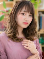 カバーヘア ブリス 大宮西口(COVER HAIR bliss)&nbsp;こなれ透けバングフェアリーレイヤーセミディc7大宮20代30代40代