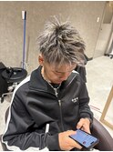 アップバング ホワイトメッシュ