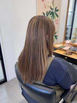 サニーズ(SUNNY'S by CONKS) 艶々ロングレイヤー×ハイライト