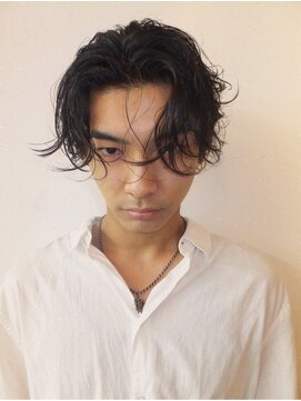 ブロック ジャポン(bloc japon) メンズショートラフショート無造作かき上げ/本間真斗