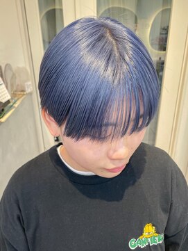 テトラ バイ ネオリーブ 横浜西口店(tetra by neolive) ブルーグレーハイトーンブリーチ髪質改善横浜駅ボブN