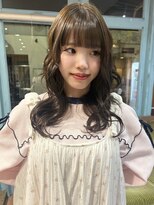 ロチカバイドールヘアー 心斎橋(Rotika by Doll hair) 透明感オリーブブラウン×小顔見え顔周りカット