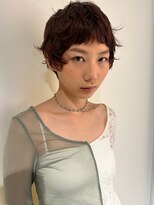 ブクレット(Bouclettes)&nbsp;透明感ブラウン/ショート/レイヤーカット/マッシュ