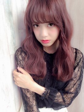 テオ(Theo) Theo /エメラルドアッシュ/ 巻き髪風パーマ/セミロング