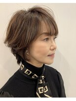 ウィルゴ(VIRGO) 40代50代60代大人小顔ショート☆白髪カバーハイライトカラー