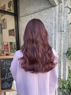 ヘアーワークス アンビエント(Hair works Ambient) ブリーチなし#チェリーピンク【Ayaka】