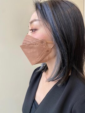 ラ シェンテ エイジア 川西(La Sente Aja) インナーカラーデザイン グレイアッシュ