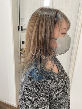 ヘア デザイン 虹いろのはさみ イヤリングカラー