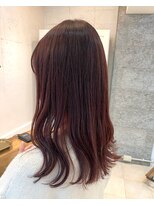 センスヘア(SENSE Hair)&nbsp;ブリーチなしピンクブラウンカラー