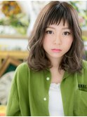 大人かわいい眉上バング小顔アンニュイヘアh2上尾10代20代30代!