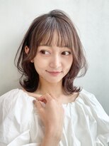 アイティーバイアルバム 八王子店(IT by ALBUM) レイヤーボブ_ピンクベージュインナーグレージュ_ba401291