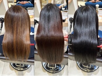 プリマ 新宿(PRIMA)の写真/時短でタイパ◎カラーと同時に髪質改善できる新しいカラー！輝く艶・柔らかな質感・癖も伸びる！
