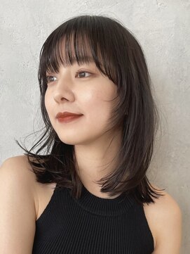 ノイ(noi) 顔周りレイヤーカットくびれヘアミルクティーベージュカラー