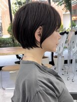 ビューブルー 亀戸錦糸町(VIEW BLUE)&nbsp;美髪シアーカラーピンクブラウンショートカット切りっぱなしボブ