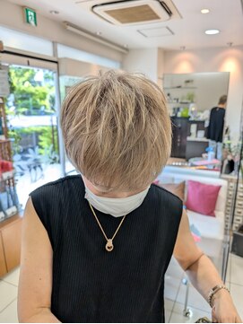 バンブーヘアクラブ 常盤平店 ハイトーン×ショートレイヤー