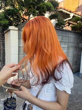 ヴァーディ オモテサンドウ(Vardy omotesando) オレンジカラー・ポイントカラー・エンドカラー