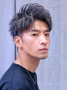 リップス レイ ギンザ(LIPPS Ray GINZA) かき上げツーブロックヘア