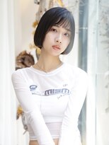 エムスラッシュ 本牧(M.SLASH)&nbsp;切りっぱなし/ミニボブ/アースカラー/ヘルシースタイル/本牧