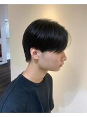 毛流れセンターパート
